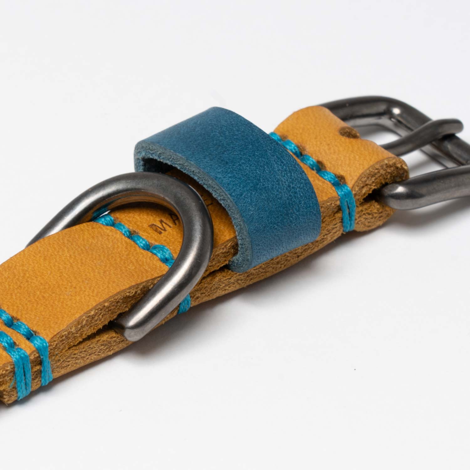 collare-per-cani--cuoio-giallo-e-blu-acceso..